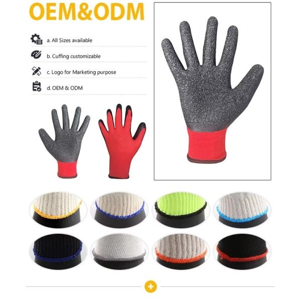 Горячая продажа Высококачественные защитные перчатки из хлопка