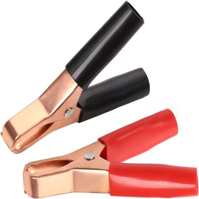 Les agrafes noires durables de Multiscene, PVC ont isolé des brides d'alligator