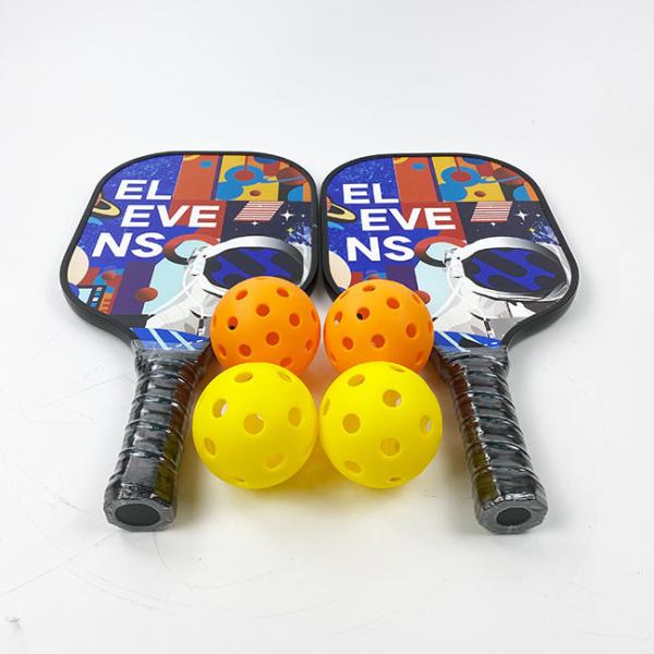 Durable Lightweight Graphite Pickleball Paddle Carbon Fiber UV Printing With Logo