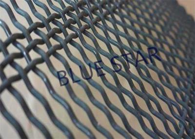 Long Slot Double Crimped Wire Mesh , Heavy Duty Wire Mesh Screen Abrasion Resistance