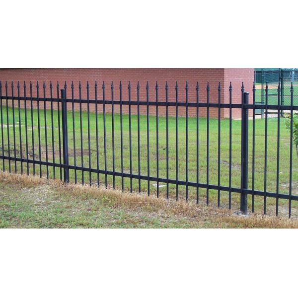 security spear top steel fence, garden wrought iron fencing
