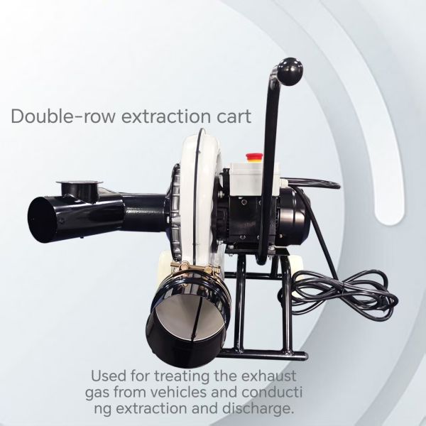 Mobile Dual Hose Portable Exhaust Extractor Workshop Dust Collector & Fume Purifier