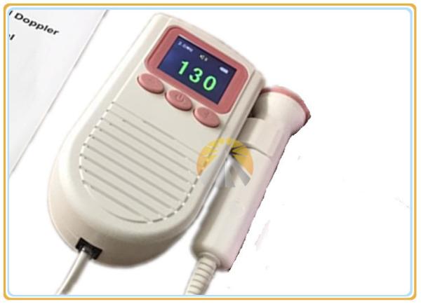 Home Ultrasounic Pocket Fetal Doppler 2 Mhz PHR Probe 0.48KG Weight