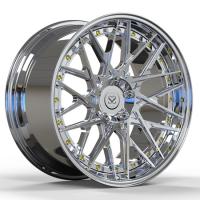 La lèvre polie de disque 2 morceaux a forgé des vis d'or de roues pour les jantes faites sur commande de BMW m2 20inch