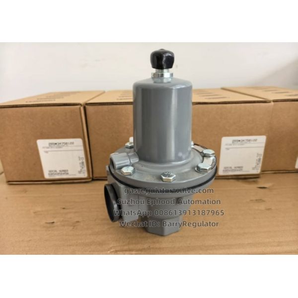 Fisher 289HH Gas Regulator with 6.9Bar Max Inlet Pressure 45-75psi Spring Range and Nitrile Diaphragm