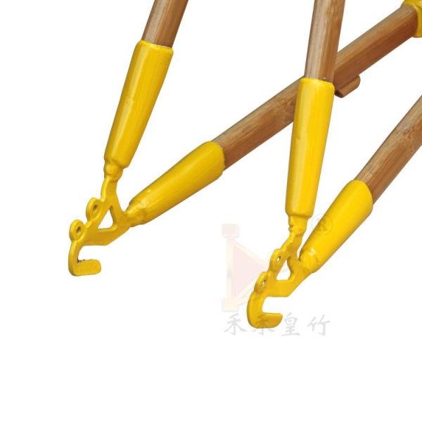 Yellow Electric 20 Inch Bike Bamboo Frame