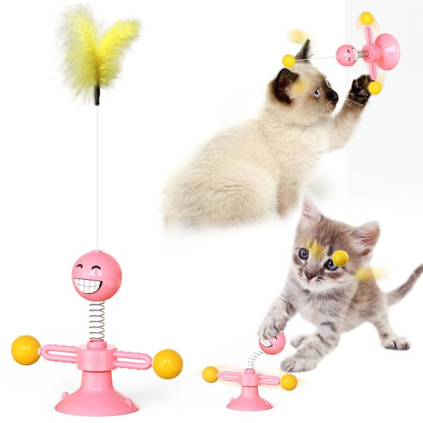 Bola de Cat Pet Toys TPR Cat Spring Toys Kitty Interactive do produto comestível