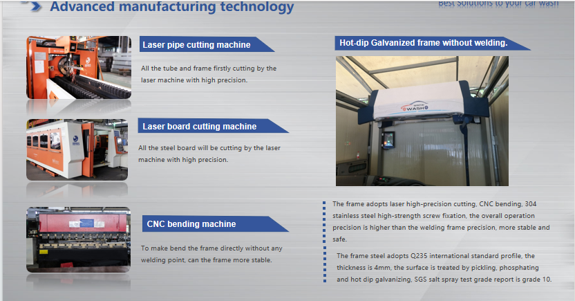 T9 Lavoir automatique de voiture sans contact à haute pression pour le nettoyage des véhicules