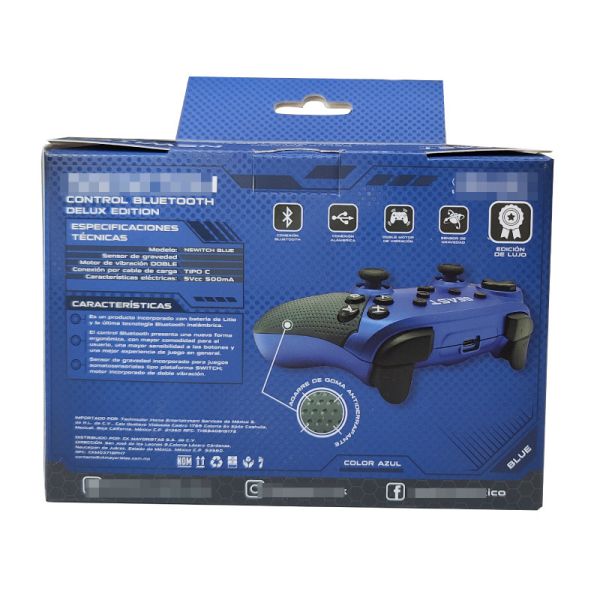 Recycled 1200gsm Cardboard Toy Packaging Box Clear View With Handle