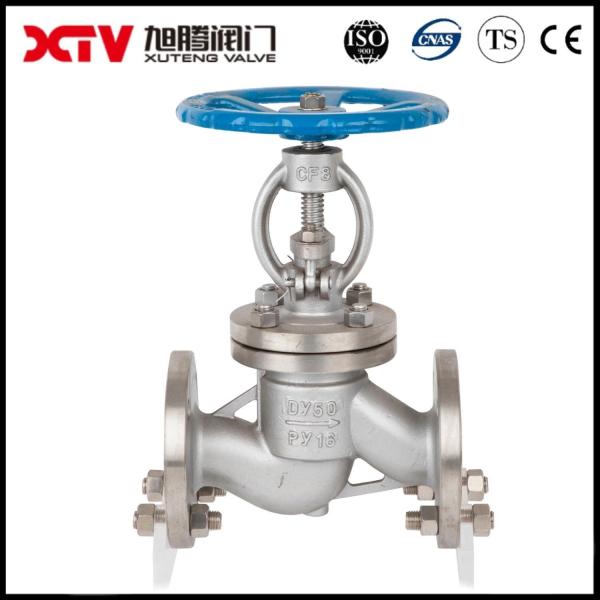 ANSI 150lb CF8 Gas Media Stainless Steel Flange Ends Globe Valve for Low Shipping Cost
