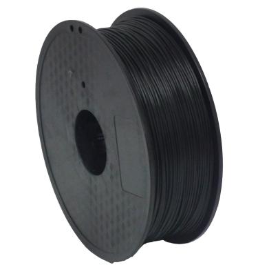 Black PETG Metal Filled 3D Printer Filament 1.75 mm 2.2 lbs