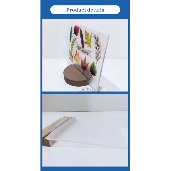 Factory Direct Sublimation Acrylic Photo Frame Custom Home Decor Diy Craftwork for Business Gifts