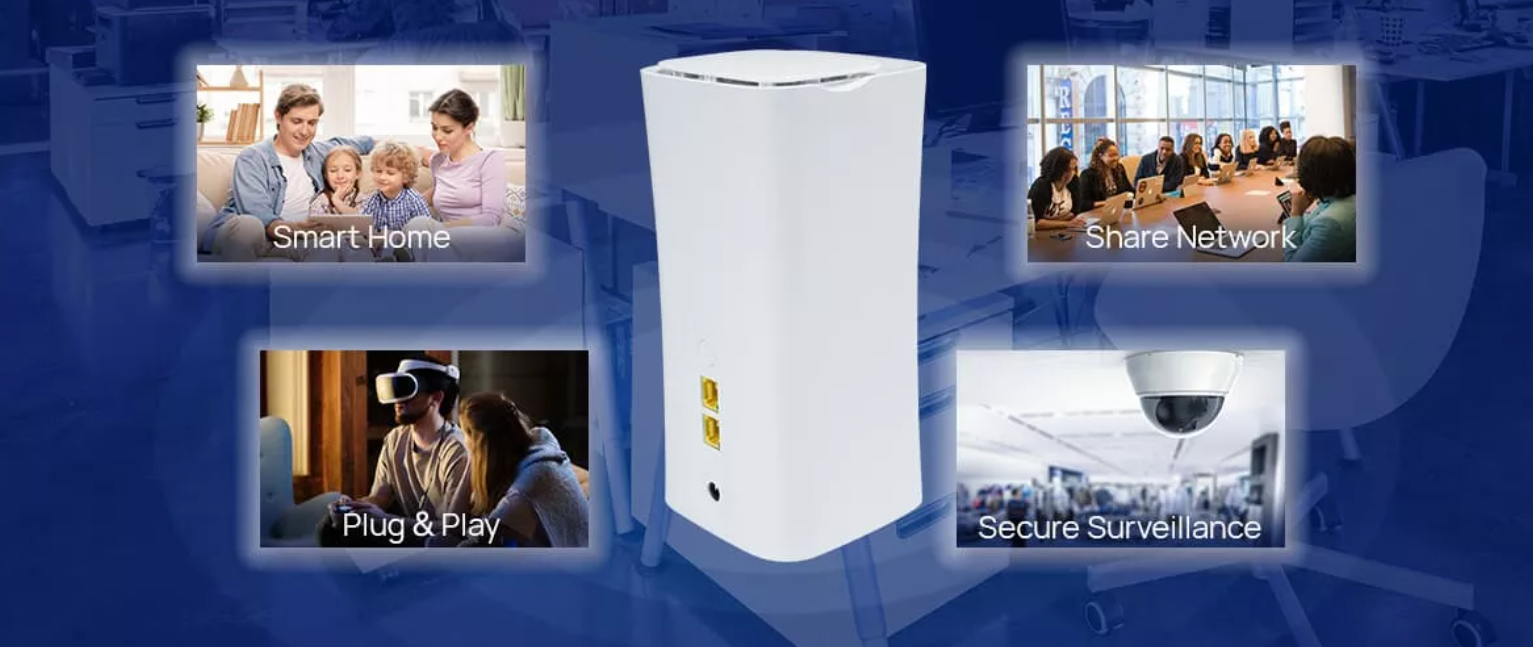 Ось 802,11 крытых антенн Pro WIFI 6 маршрутизатора Sub6 CPE 5G внутренних