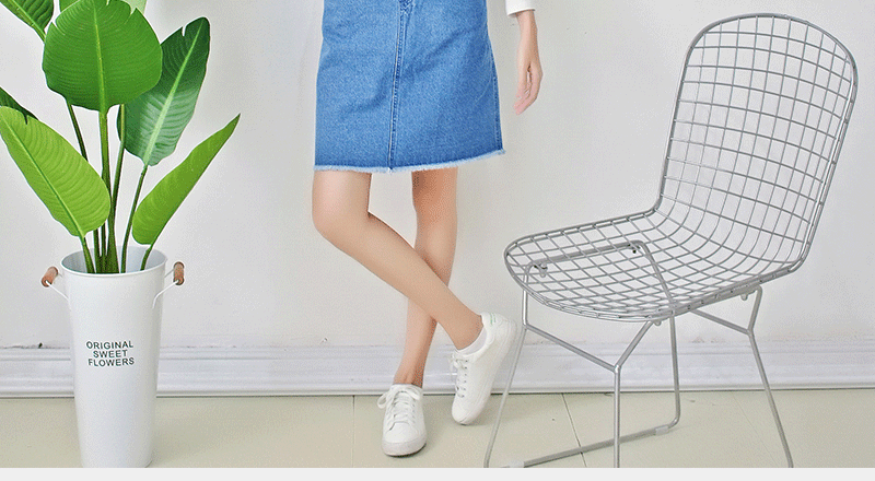 Customized Fade Proof Ladies Ripped Denim Dress Sleeveless For Spring