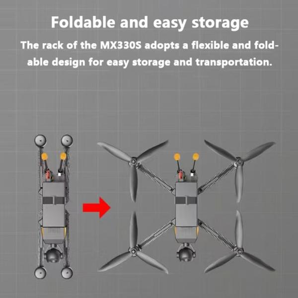 Drone de course ZAi avec module thermique et charge utile de 3 kg avec verrouillage de cible IA