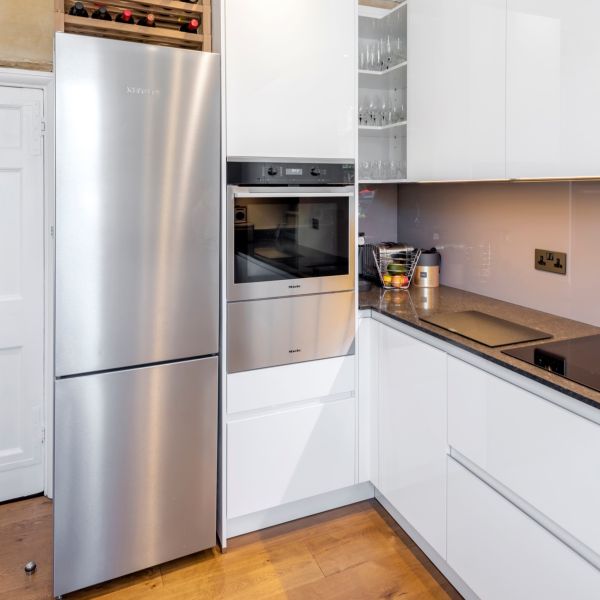 House Contemporary Acrylic Kitchen Cabinets Modern White  High End