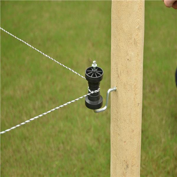 INS037 7mm galvanizou a cerca elétrica de aço Insulators