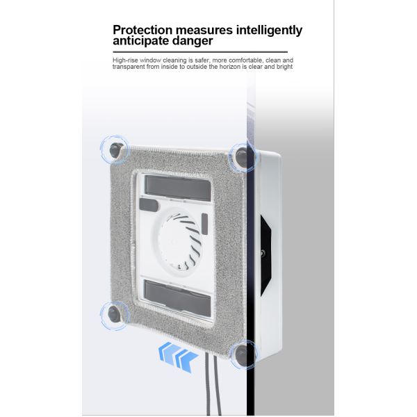 Highly Electric Remote Control Window Glass Cleaner Robot with Dual Water Spray Function