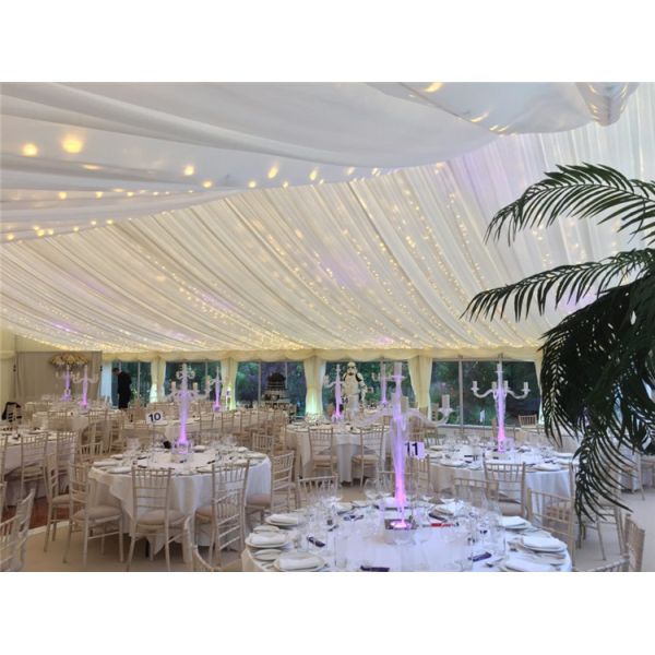 200 Seats Catering Tents With Nice Decorations For Special Banquet Events