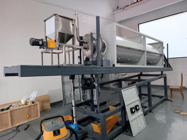 Industrial Clean Quartz Rotary Tube Furnace 1050C For Ceramic Sintering
