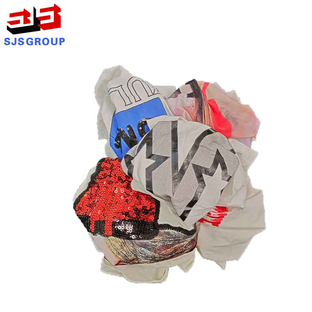 Подержанные обтирочные тряпки ткани одежды 20kg/Bag