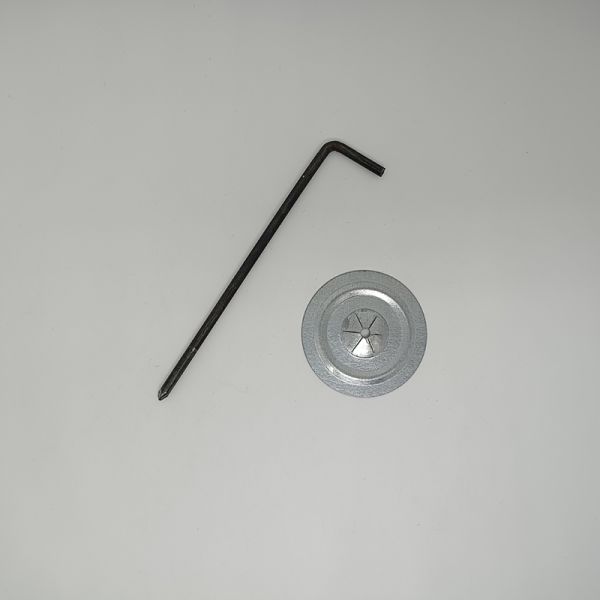 ISO9001 200mm L Shaped Wall Anchors Welding Self Locking Pressure Plate