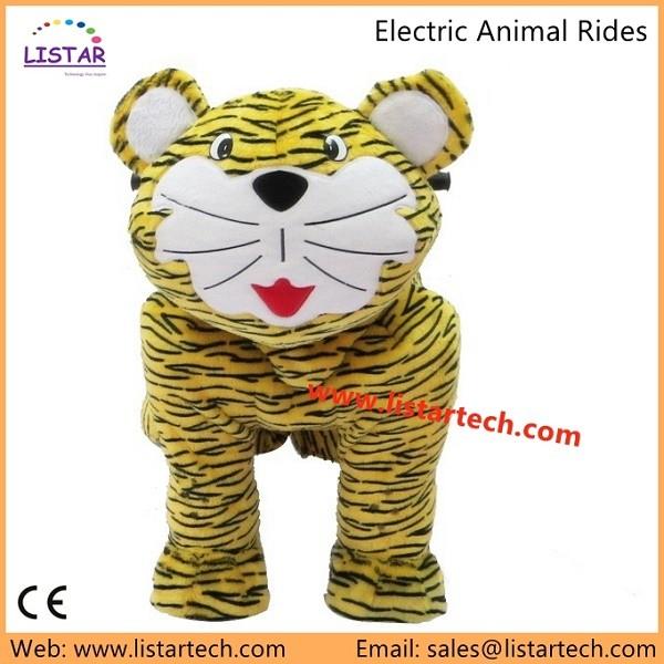 Battery Operated Ride Animals Plush Animal Electric Scooter Stuffed Toys On Animals