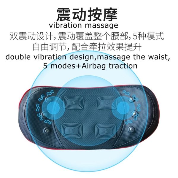 Tracción lumbar del cojín del Massager de la parte posterior del alivio del dolor que da masajes al OEM del apoyo trasero