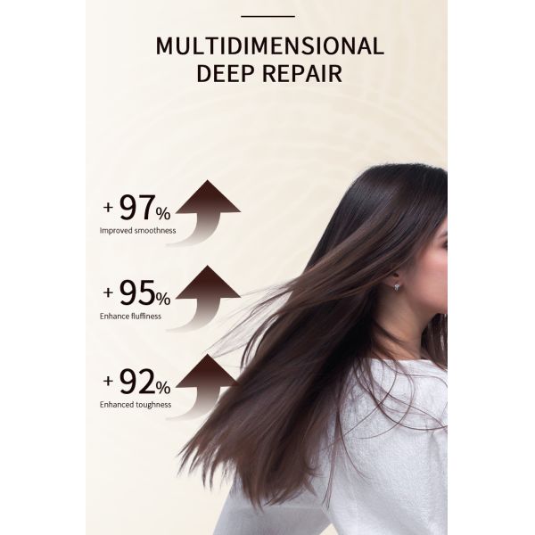 Shampoing croissance capillaire marque de distributeur à base de plantes, marque blanche