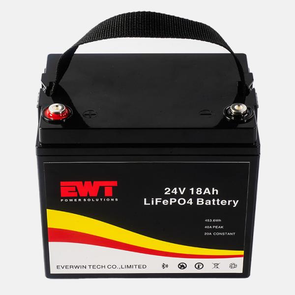Batterie au lithium-fer-phosphate de 18Ah 24V IFR26700 LiFePO4 Batterie au LFP
