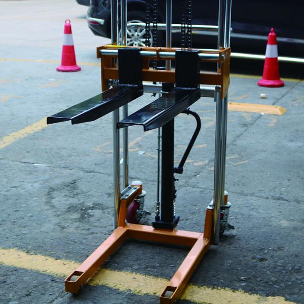 400kg 1300mm Manual Pallet Lifter , Light Duty Hydraulic Hand Pallet Stacker