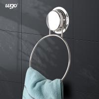 La succión apropiada de acero inoxidable del tenedor de la toalla del cuarto de baño montó fuertemente sostenerse