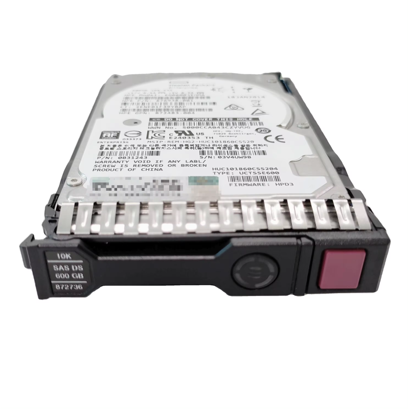 Stock with 12G Speed 872477-B21 Rack Type HDD Hard Drive 600G SAS 10K 12G 2.5 G8