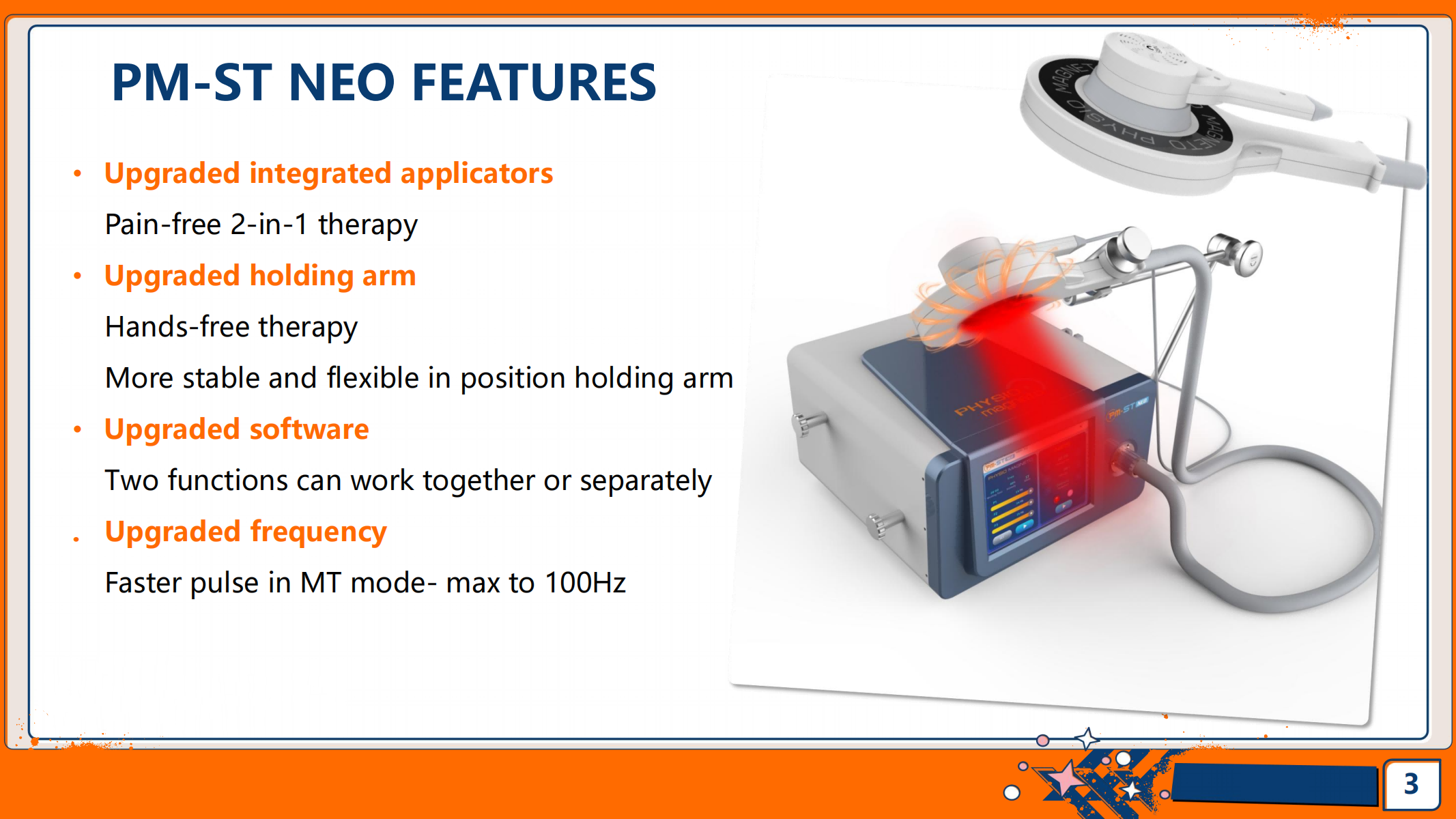 Отсутствие оборудования физиотерапии магнето облегчения боли инфракрасного контакта для ушиба спорта