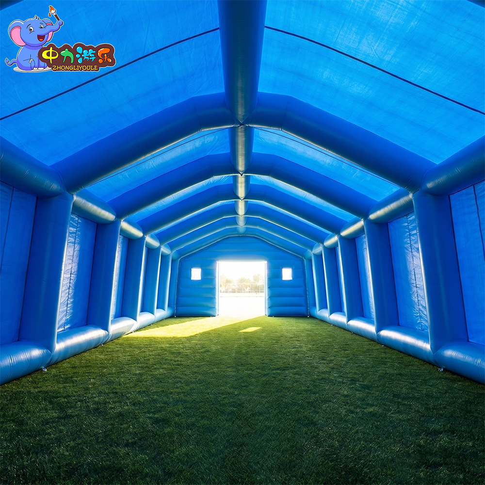 Custom Giant Inflatable Tent Enclosed Air Beam Sports Hall for Football Training, Sports Clubs, Schools, Coaching Centers and Commercial Indoor Activities