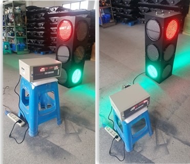 Faces Suspended Traffic Light System Of Die Casting Iron Traffic Light Parts