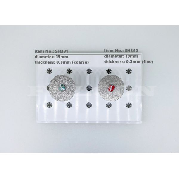 Disco que corta dental flexible sinterizado del laboratorio dental de Diamond Discs 19m m