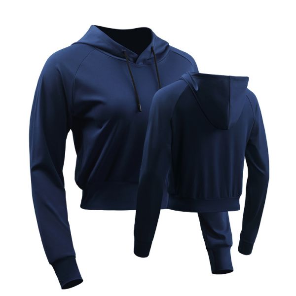 Верхняя часть урожая молнии логотипа изготовителя фабрики OEM изготовленная на заказ с курткой высокой йоги талии Breathable атлетической