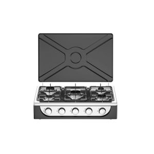 Commercial Grade Five Burner Gas Stove Wholesale Offering Large Cooking Area and