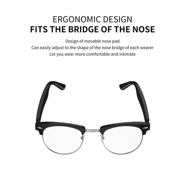 Waterproof IP67 Smart Bluetooth Earphone Sunglasses Anti Blue Light