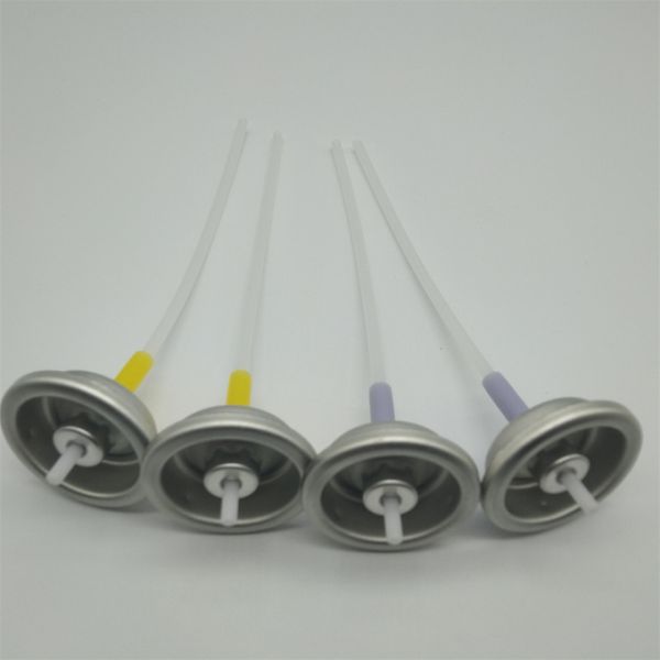 Distribución precisa y constante con una válvula de aerosoles de plástico de un centímetro para artículos de cuidado personal