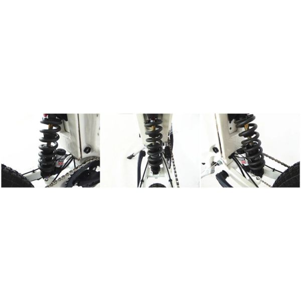 Full Suspension Powerful Ebike 72V 3000W With 45mm Magnet Hub Motor