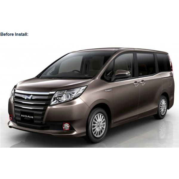 TOYOTA Noah car front fog lamp assembly LED daytime running lights DRL