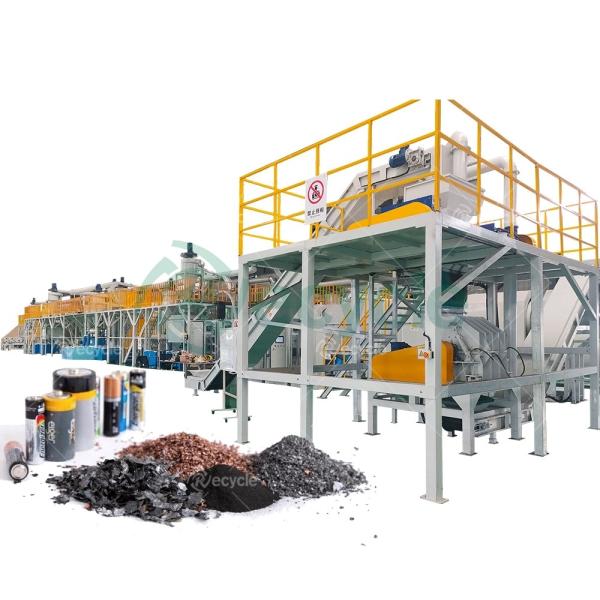 Máquina de reciclagem de baterias de íons de lítio para reciclagem de cobre e exigência do cliente