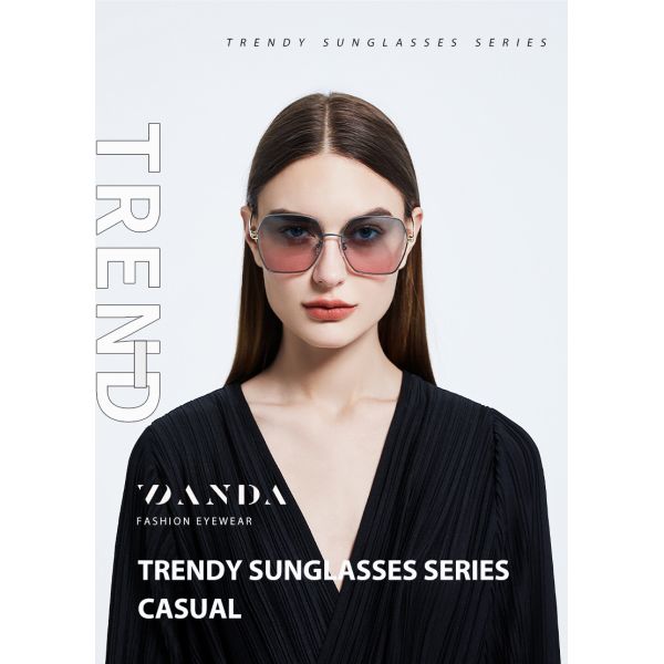 Protección ULTRAVIOLETA alrededor del tipo simple OEM de las mujeres de las gafas de sol del metal