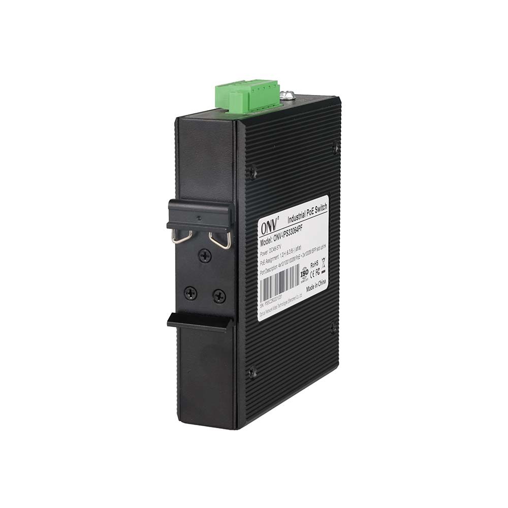 6-port Gigabit Industrial PoE Switch with 30W per Port and Unmanaged Operation