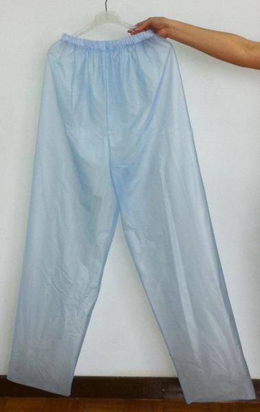 Non Toxic V Neck Disposable Patient Gowns With Tie Waist Blue / Green / White Color