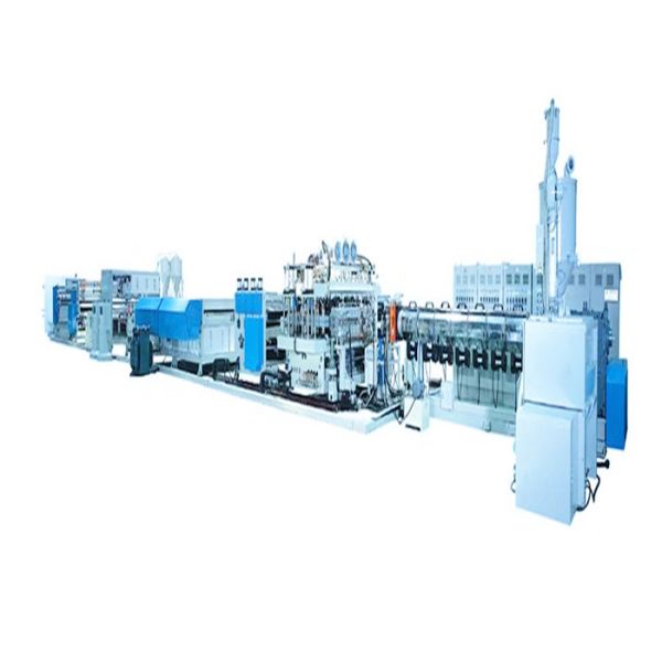 Compact Structure PP Plastic Sheet Extrusion Line High Plasticizing Capacity