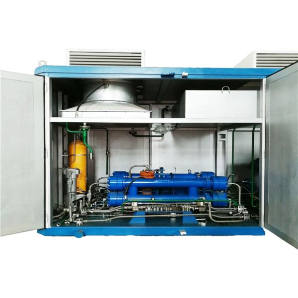 Hydraulic Psiton CNG Filling Station Equipment AC Power Clean Energy Use