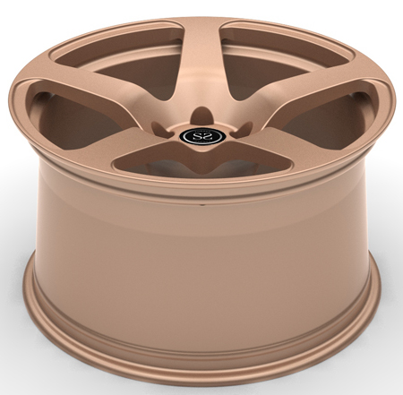 Monoblock колеса 1 части выковало оправы для бронзы GT 19inch мустанга вогнутой темной